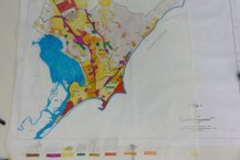 Mapa feito a mão pela equipe do MEP mostra os padrões urbanos de Maceió