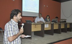 Professor Claudio Sampaio, do curso de Engenharia de Pesca, da Unidade de Penedo, fez sugestões para melhoria do Painter