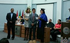 Familiares prestigiaram da cerimônia