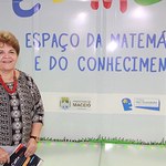 Reitora honorária visita Caiite 2014