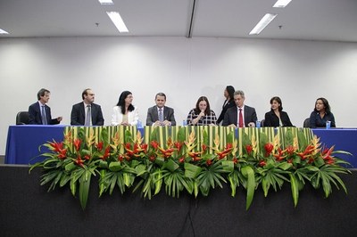 Mesa da abertura solene do Caiite 2014