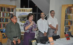 A professora Francisca falou das obras de seus alunos