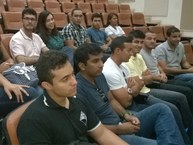 Alunos no seminário realizado nesta quarta-feira