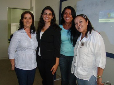 Rejane Rocha, do Nusp (à direita), vice-coordenadora e Clodis Tavares, da Esenfar (à esquerda) coordenadora), conduzem as ações do projeto Hanseníase em Maceió. | nothing