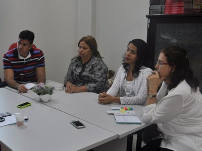 Stela Lameiras, Sebastão Medeiros, Carol Almeida e Diva Lessa, definem o proceso da Bienal