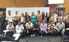 Alunos da primeira turma