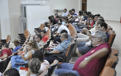 Alunos e profissionais prestigiaram a abertura do vento