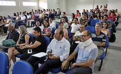 Estudantes, professores e servidores do Igdema estiveram presentes na aula inaugural