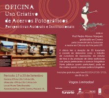 Museu Théo Brandão e Funarte promovem oficina sobre uso criativo de acervos fotográficos