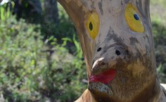 Uma das obras de Petrônio (foto Fernanda Rechenberg)