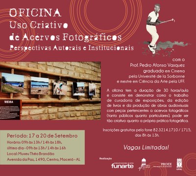 Museu Théo Brandão promove oficina sobre uso criativo de acervos fotográficos | nothing