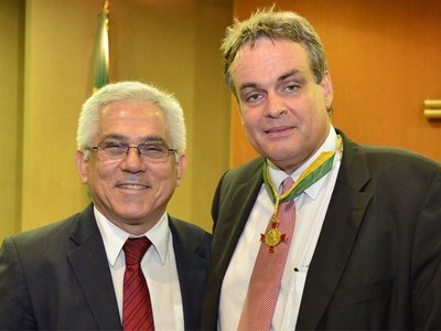 O reitor da Ufal, Eurico Lôbo, prestigiou a homenagem