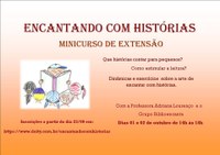 Projeto Biblioencanta promove minicurso Encantando com Histórias