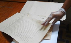 _Estudantes fazem reparos nos documentos