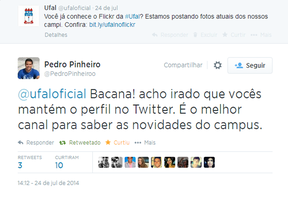 Ufal usa Twitter para se aproximar mais da sociedade