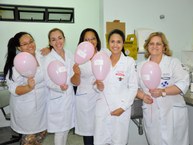 Equipe do Cacon adere à campanha Ufal no Outubro Rosa