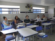 Professora Magnólia Santos no Grupo de Trabalho.