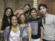 Professora Sandra Nunes e Estudantes de Comunicação