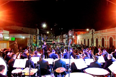 Circulação Quinta Sinfônica em Penedo, no último dia 11 de setembro