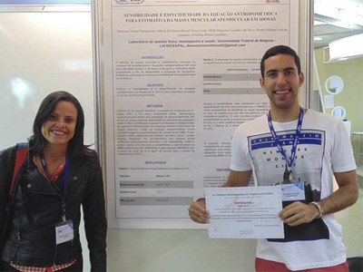 Jackeline Moura e Matheus Damasceno apresentam trabalhos no 37º Simpósio Internacional de Ciências do Esporte, em São Paulo