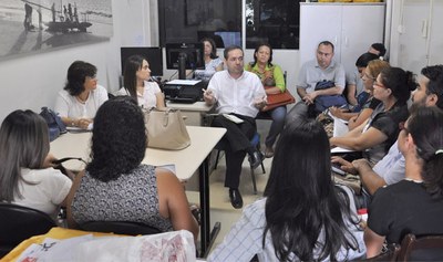 Representantes da Proest e Cied reuniram-se com tutores dos cursos