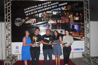 Os vencedores da Mostra Competitiva do 4º Festival de Cinema Universitário de Alagoas