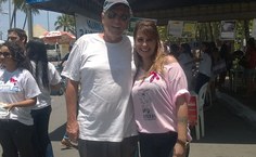 Pró-reitor de extesão, Eduardo Lyra, e professora Camila Dornelas