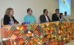 Pró-reitor de Extensão, Eduardo Lyra, representou o reitor na abertura do evento