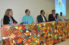 Pró-reitor de Extensão, Eduardo Lyra, representou o reitor na abertura do evento