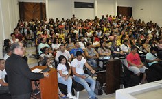 Professor Eraldo Ferraz, coordenador do evento e do curso de Pedagogia