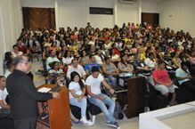 Professor Eraldo Ferraz, coordenador do evento e do curso de Pedagogia