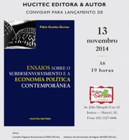 Professor lança livro sobre a Economia Politica alagoana