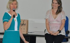 Professora Sílvia Uchôa (NIT) e Professora Patrícia Maillard (Unisinos)
