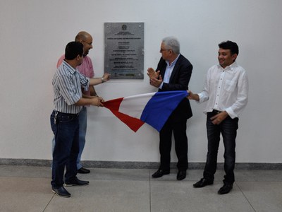Reitor Eurico Lôbo inaugura o novo prédio de Biblioteconomia | nothing
