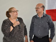 Diretores do Igdema, emocionados e felizes com a inauguração das novas instalações da Unidade