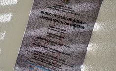Placa de inauguração