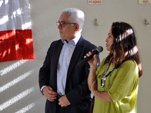 Reitor Eurico Lôbo e Professora Nélia Callado falam do processo de construção do novo prédio do Igdema