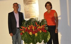 Diretores Arnaldo Tenório e Eliane Cavalcanti comemoram a conclusão do novo espaço