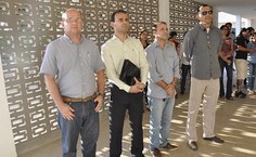 Representantes da gestão superior da Ufal