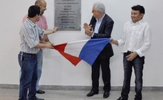 Reitor Eurico Lôbo inaugura o novo prédio de Biblioteconomia