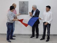 Reitor Eurico Lôbo inaugura o novo prédio de Biblioteconomia