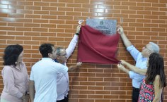 Reitor inaugura espaço de convivência na Foufal