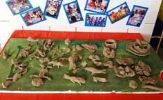 Trabalhos feitos pelas crianças