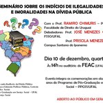 Seminário discute indícios de imoralidade e ilegalidade na dívida pública