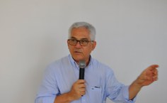 O reitor Eurico Lôbo no ICBs