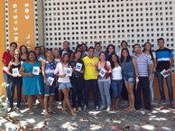 turma de alunos de Mídias Digitais