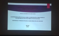 Defesa do Doutorado do professor Tiago Cruz Neto