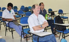 O reitor honorário Rogério Pinheiro prestigiou a apresentação