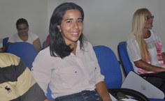 Maria Isabele veio de Recife e está feliz com a aprovação em Direito.