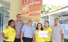 Organização do Ufal Verão 2015 e reitor Eurico Lôbo